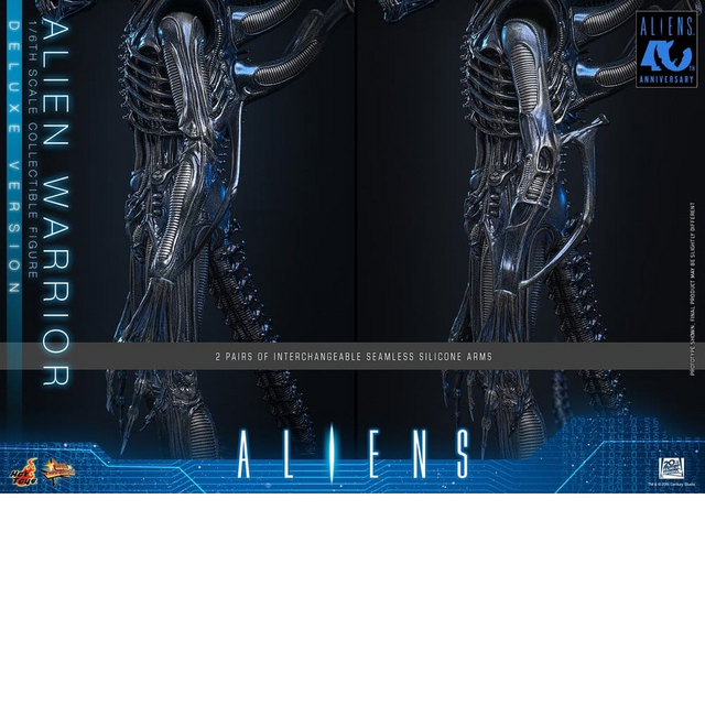 Alien Movie Masterpiece Action Figure 1/6 Alien Warrior Deluxe 39cm