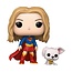Funko POP! Heroes Supergirl with Puppy Krypto #633 Vinyl Figure 9cm