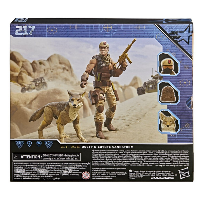G.I. Joe Classified Series #217 Dusty & Coyote Sandstorm Action Figure 15cm