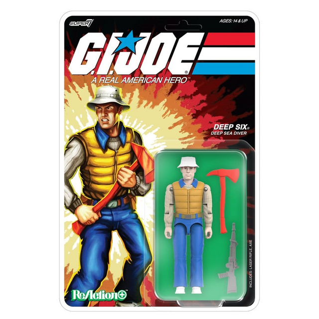 G.I. Joe ReAction+ Deep Six (Comic) Action Figure 10cm