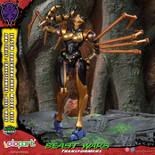 Transformers Beast Wars AMK Series Blackarachnia Plastic Model Kit 18cm