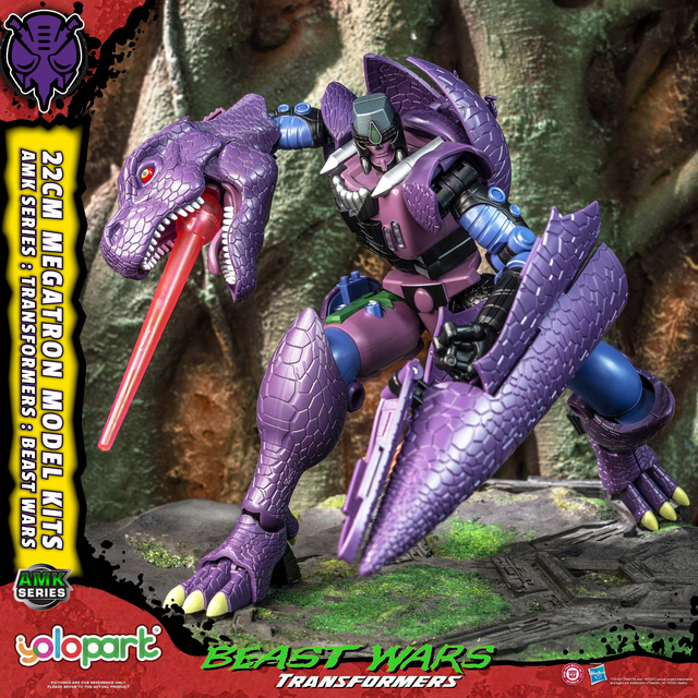 Transformers Beast Wars AMK Series Megatron Plastic Model Kit 22cm
