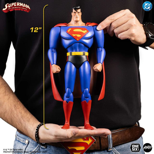 Superman The Animated Series 1/6 Superman Action Figure 30cm