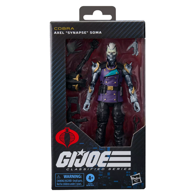 G.I. Joe Classified Series #211 Axel “Synapse” Soma Action Figure 15cm