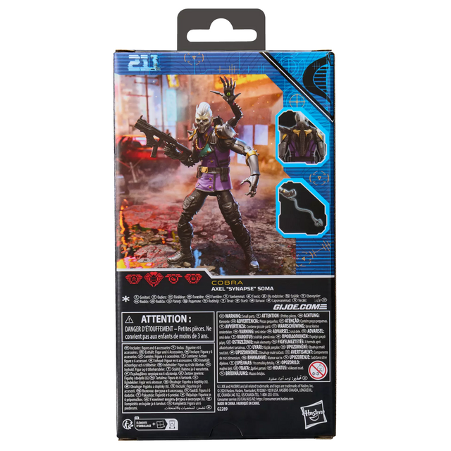 G.I. Joe Classified Series #211 Axel “Synapse” Soma Action Figure 15cm