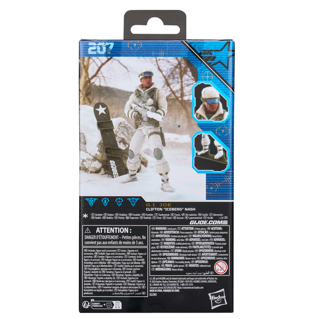 G.I. Joe Classified Series #207 Clifton “Iceberg” Nash Action Figure 15cm