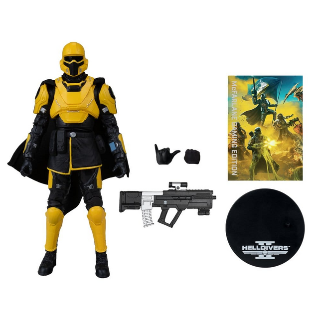 Gaming Edition Helldivers II TR4-40 Gold Eagle Action Figure 18cm
