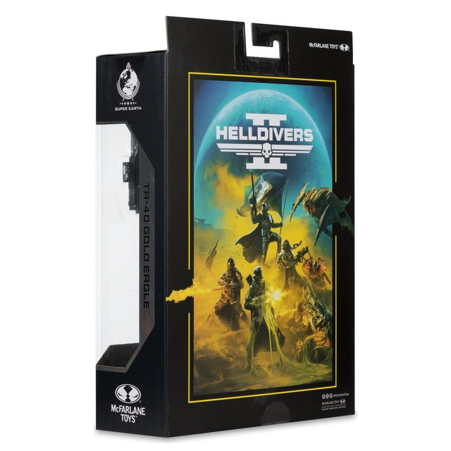 Gaming Edition Helldivers II TR4-40 Gold Eagle Action Figure 18cm