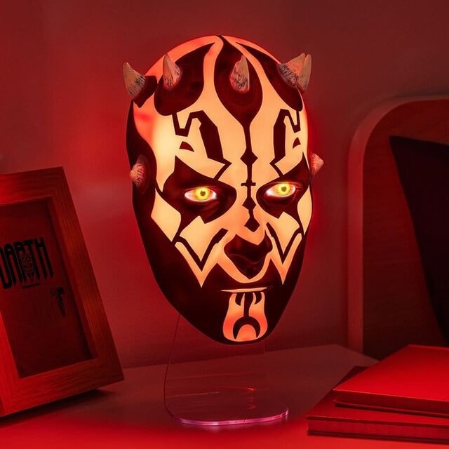 Star Wars Light Darth Maul Mask 22cm