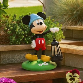 Mickey Mouse Gnome LunaGlo Solar Light