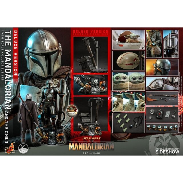 Star Wars The Mandalorian Action Figure 2-Pack 1/4 The Mandalorian & The Child Deluxe 46cm
