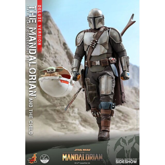 Star Wars The Mandalorian Action Figure 2-Pack 1/4 The Mandalorian & The Child Deluxe 46cm
