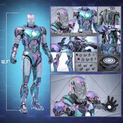 Iron Man 2 Action Figure 1/6 Iron Man Mark IV (Haze Fractal Armor) 33cm