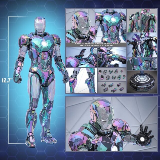 Iron Man 2 Action Figure 1/6 Iron Man Mark IV (Haze Fractal Armor) 33cm