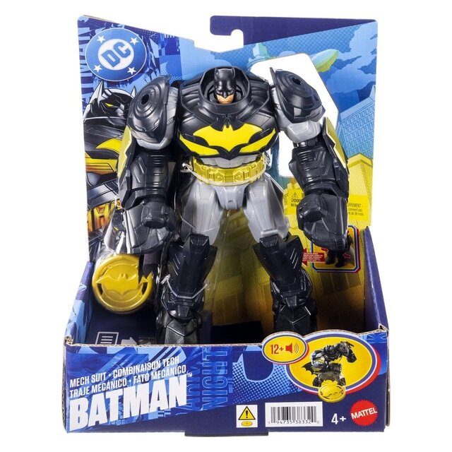 DC Core Mech Suit Batman with Sound & Light 18 cm