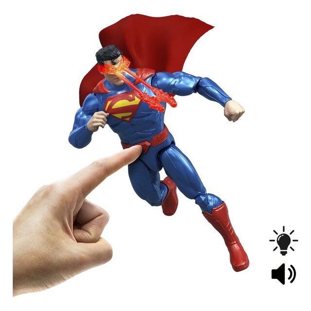 DC Premier Heat Vision Superman with Sound & Light 16cm