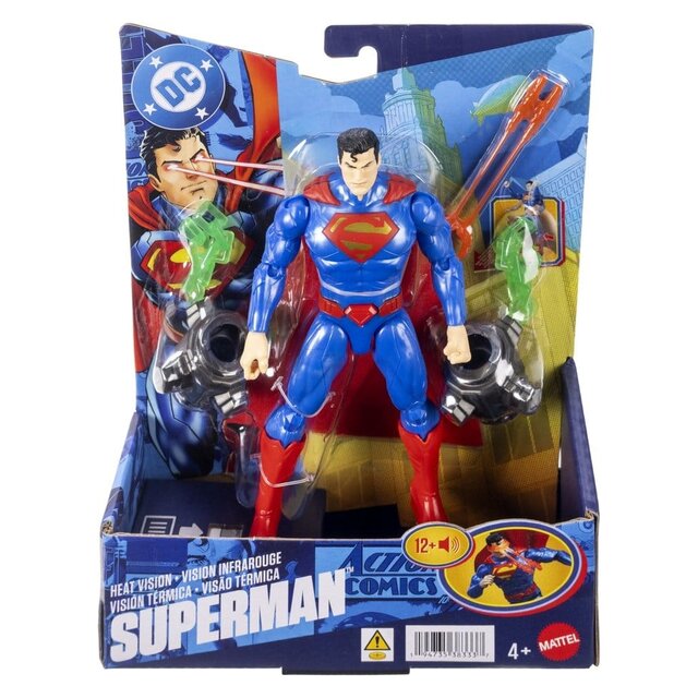 DC Premier Heat Vision Superman with Sound & Light 16cm