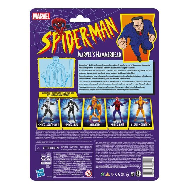 Spider-Man Marvel Legends Series Marvel's Hammerhead Action Figure 15cm