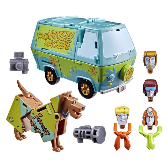 Transformers x Scooby-Doo Mysterious Prime & Automutt 2-Pack Action Figures 15 cm