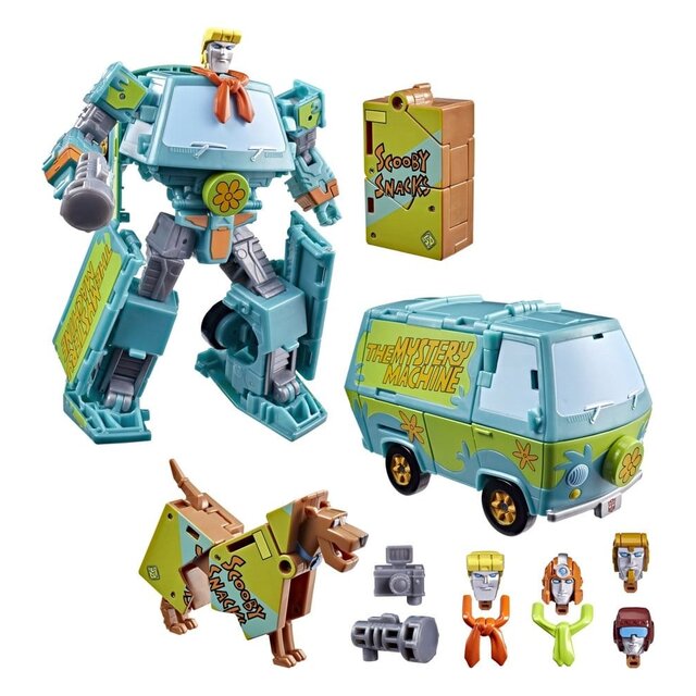 Transformers x Scooby-Doo Mysterious Prime & Automutt 2-Pack Action Figures 15 cm