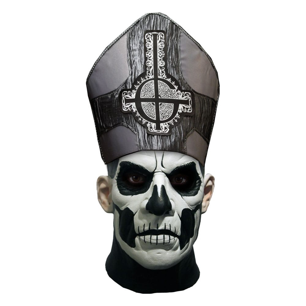 Trick or Treat Studios Ghost Mask with Hat Papa Emeritus II Deluxe