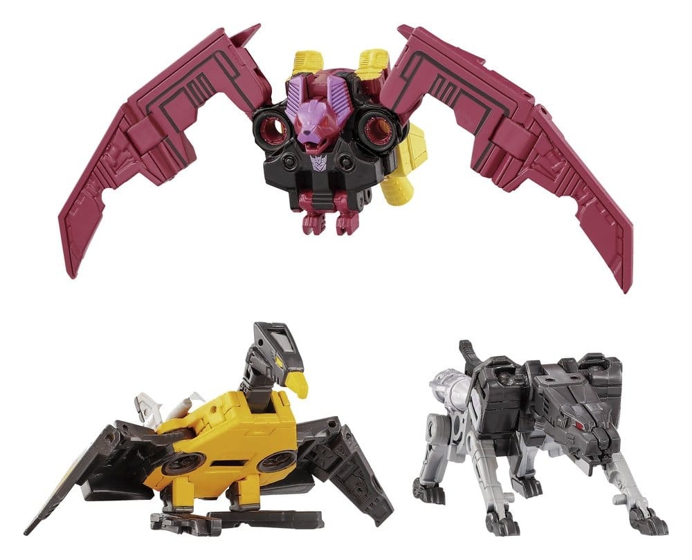 Takara Tomy Transformers Jaguar & Buzzsaw & Ratbat afbeelding