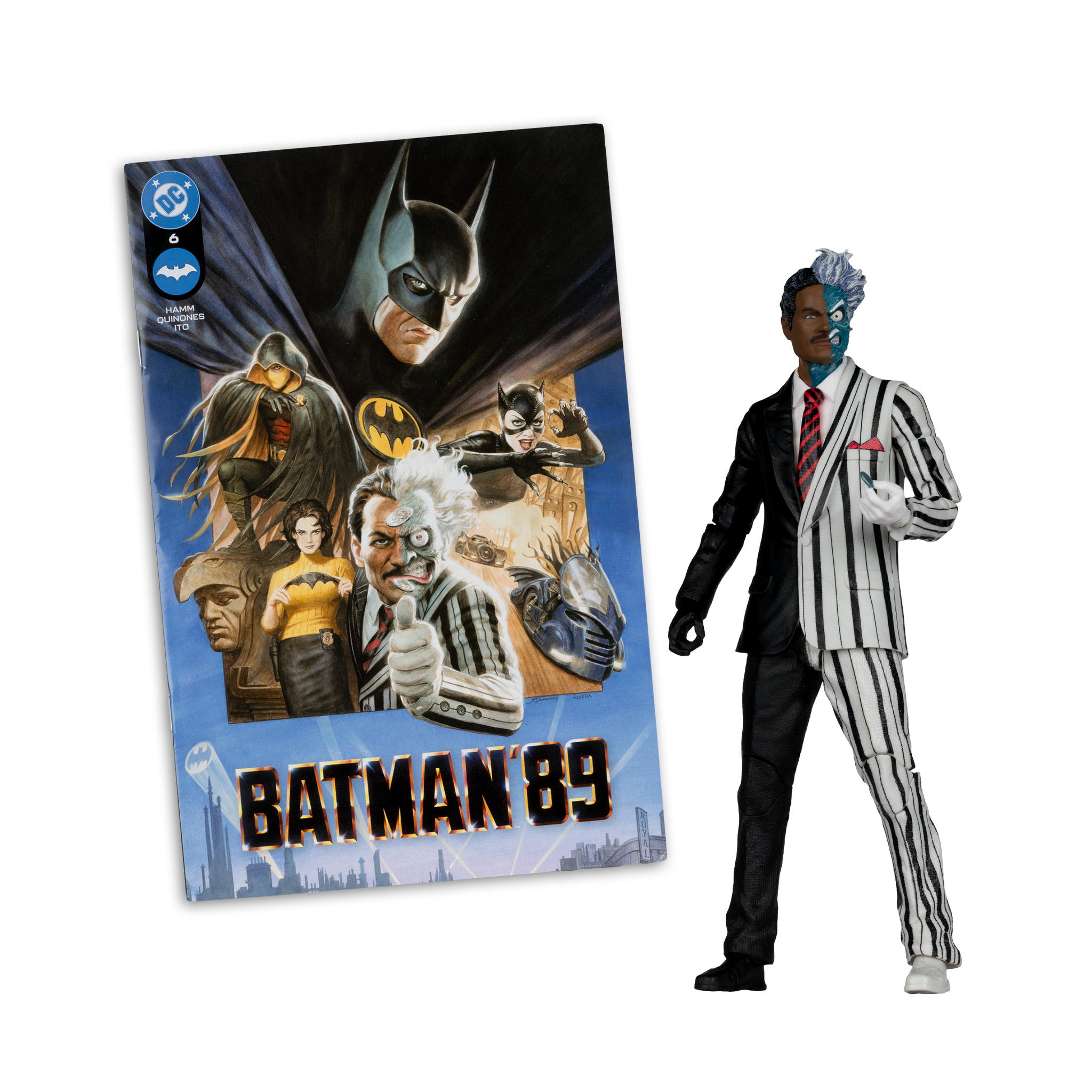 アメコミ McFarlane Toys DC Page Punchers Two-Face McFarlane DC Direct Page Punchers Two-Face (Batman 89) Action Figure
