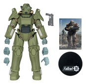 Gaming Edition Fallout 76 Action Figure T-45 Military Armor (Red Platinum Edition) 20cm