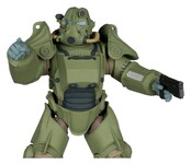 Gaming Edition Fallout 76 Action Figure T-45 Military Armor (Red Platinum Edition) 20cm