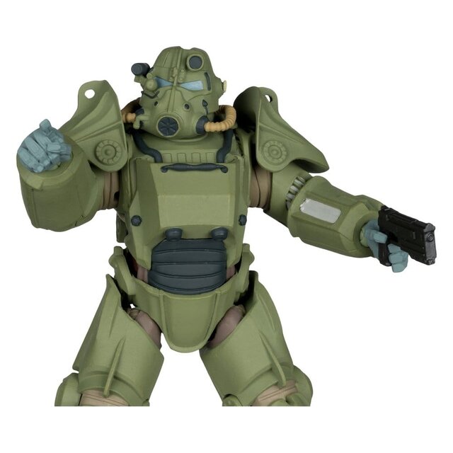 Gaming Edition Fallout 76 Action Figure T-45 Military Armor (Red Platinum Edition) 20cm