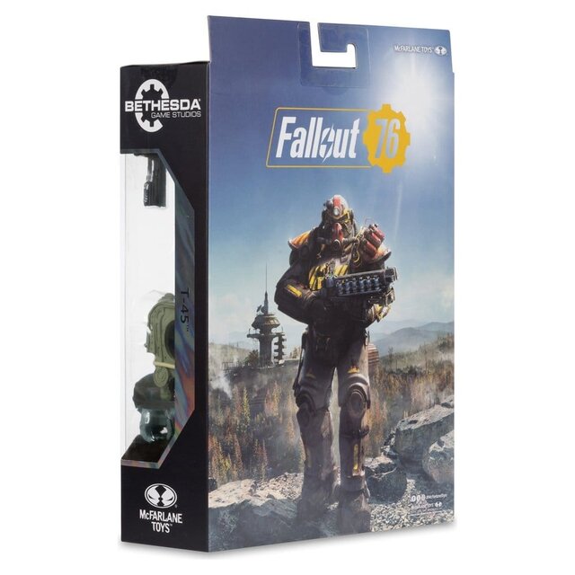 Gaming Edition Fallout 76 Action Figure T-45 Military Armor (Red Platinum Edition) 20cm