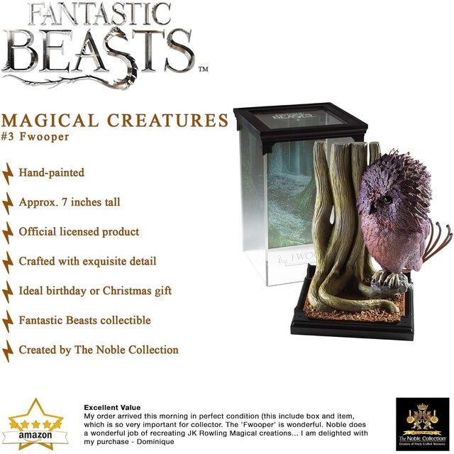 Fantastic Beasts Magical Creatures Statue Fwooper 18cm