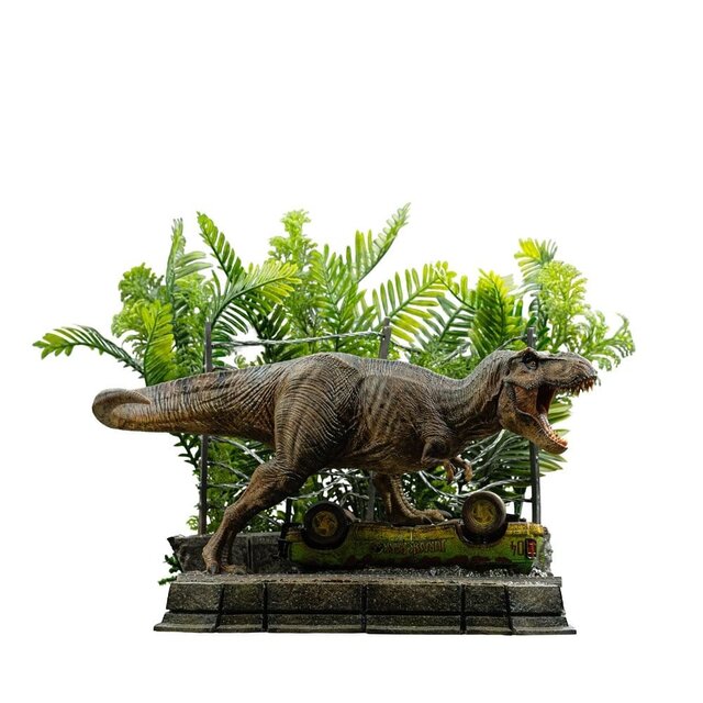 Jurassic Park Icons Statue T-Rex Breakout Set A 17 cm