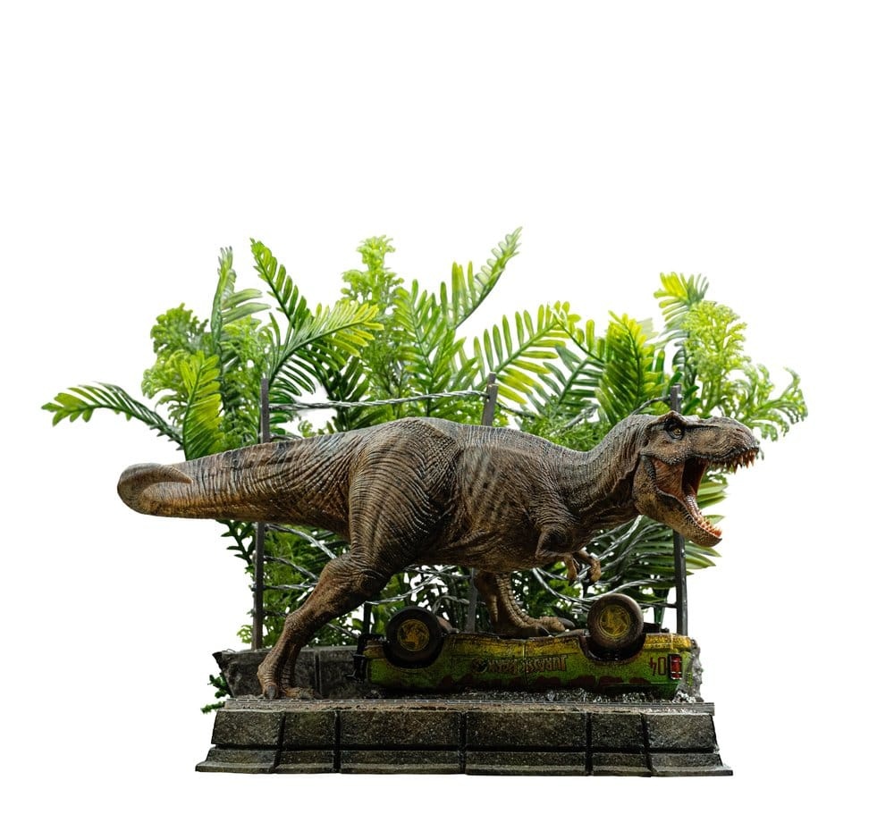 Iron Studios Jurassic Park Icons Statue T-Rex Breakout Set A
