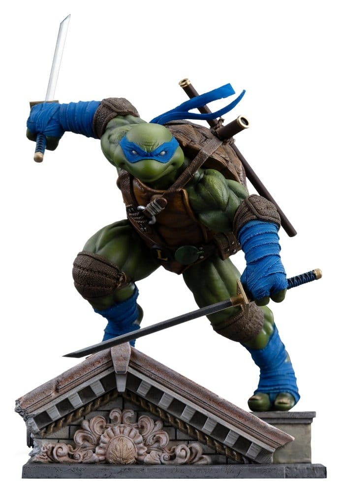 Iron Studios TMNT Art Scale Statue Leonardo Unleashed