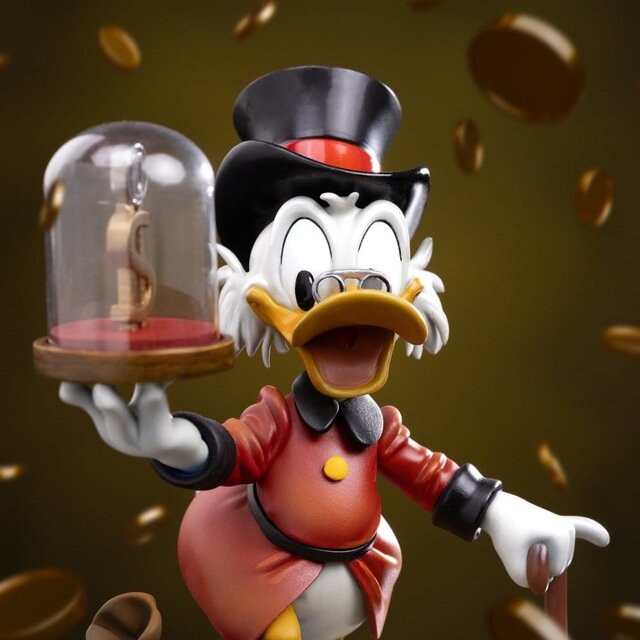 DuckTales Art Scale Statue 1/10 Uncle Scrooge McDuck 17 cm
