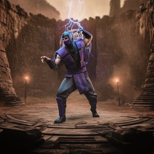 Mortal Kombat Art Scale Statue 1/10 Rain 21cm