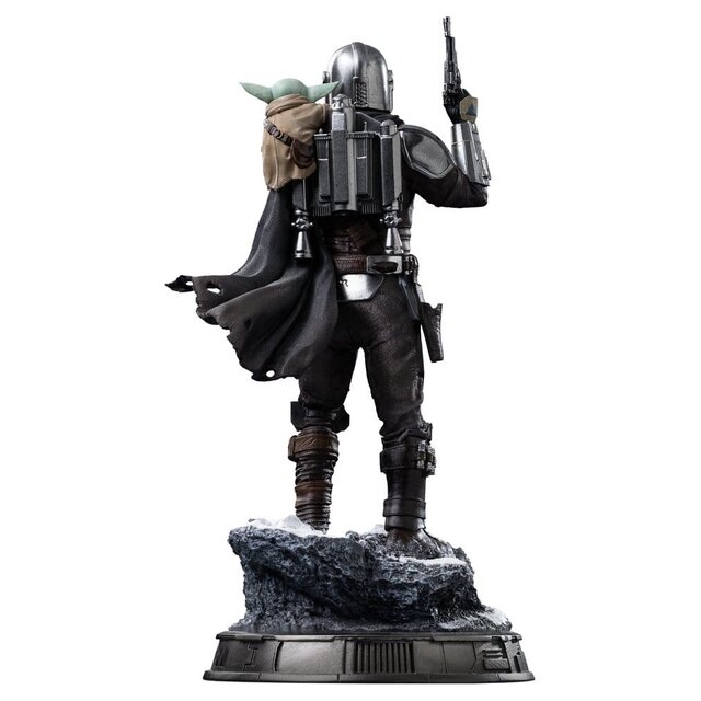 The Mandalorian & Grogu Art Scale Statue 1/10 The Mandalorian and Grogu 25 cm