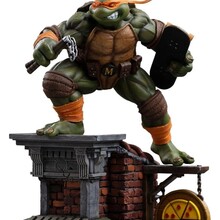 TMNT Art Scale Statue Michelangelo Unleashed