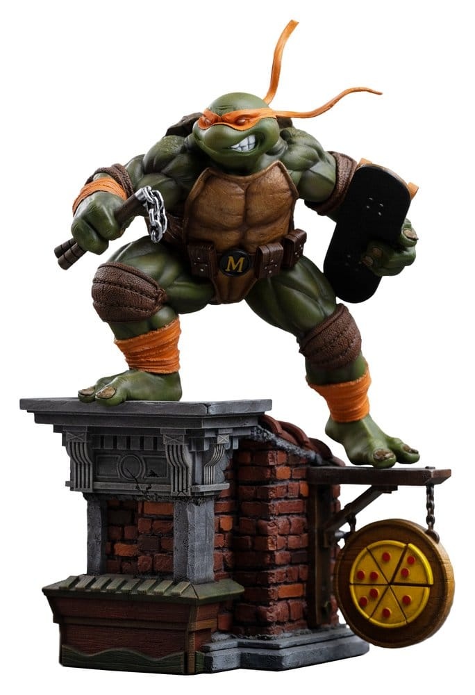 Iron Studios TMNT Art Scale Statue Michelangelo Unleashed