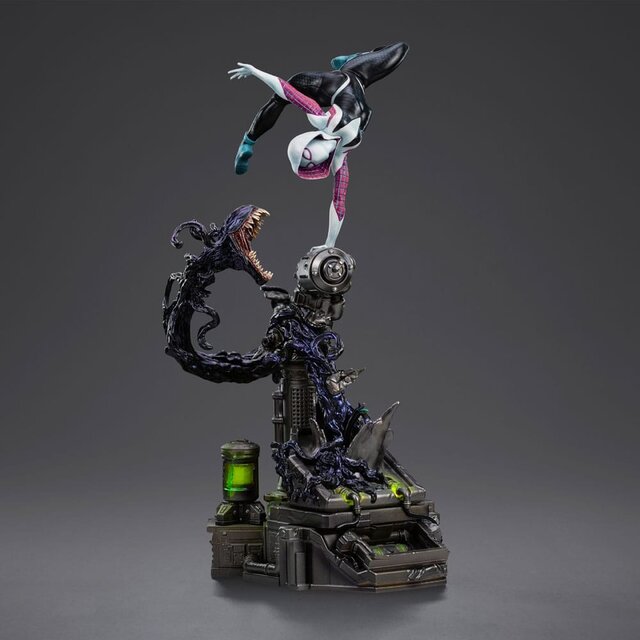 Spider-Man vs Villains Art Scale Statue 1/10 Ghost Spider Diorama  34 cm