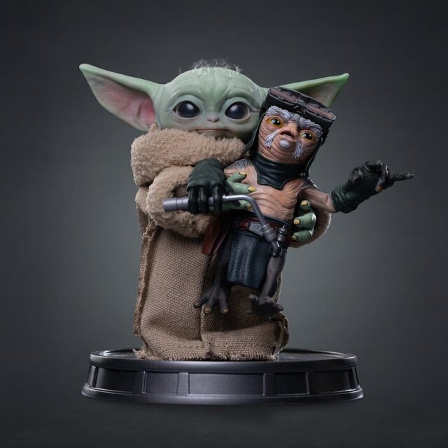 The Mandalorian & Grogu Collection Statue Grogu No Squeezy 14cm