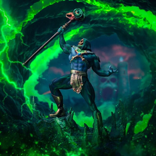 Masters of the Universe Art Scale Statue 1/10 Skeletor Disco Ver. 28cm