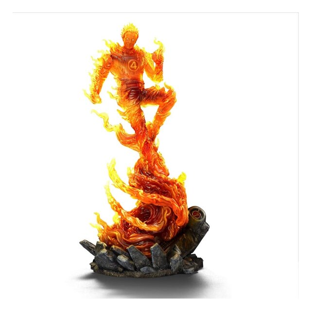 Fantastic Four Art Scale Statue 1/10 Human Torch 30cm