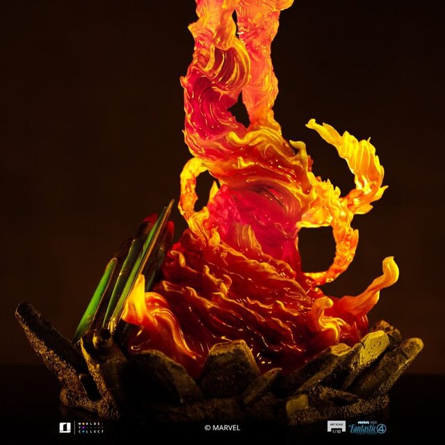 Fantastic Four Art Scale Statue 1/10 Human Torch 30cm