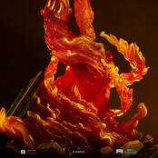 Fantastic Four Art Scale Statue 1/10 Human Torch 30cm