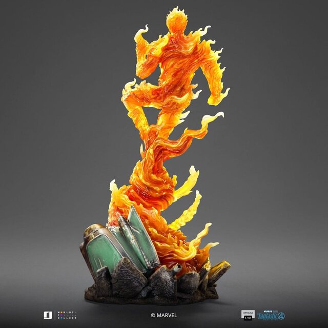 Fantastic Four Art Scale Statue 1/10 Human Torch 30cm
