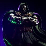 The Infinity Gauntlet Marvel Legends Diorama Statue 1/10 Doctor Doom 30cm