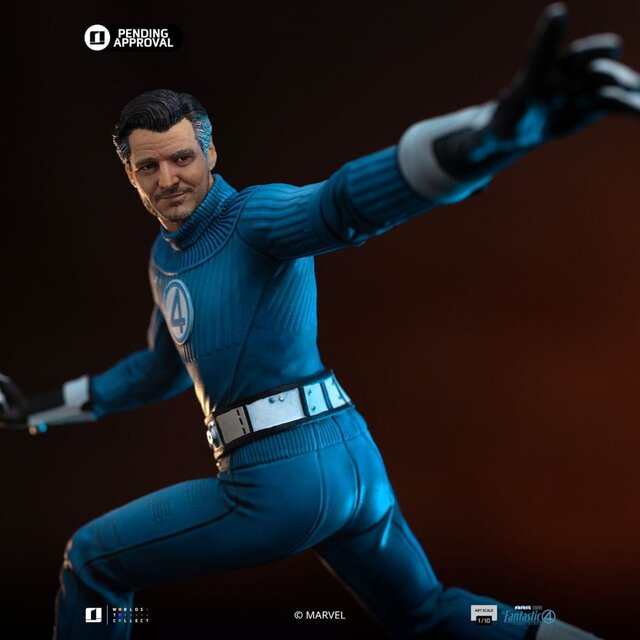 Fantastic Four Art Scale Statue 1/10 Mr. Fantastic and H.E.R.B.I.E 26cm