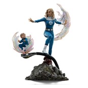 Fantastic Four Art Scale Statue 1/10 Invisible Woman and Franklin 28cm